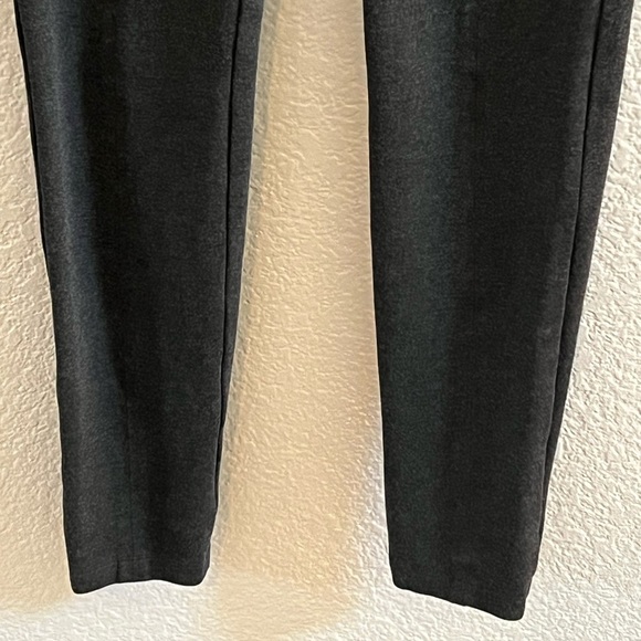 Vince Ponte Front Seam Riding Pants Zip Pockets Gray Size 8 - Picture 4 of 9